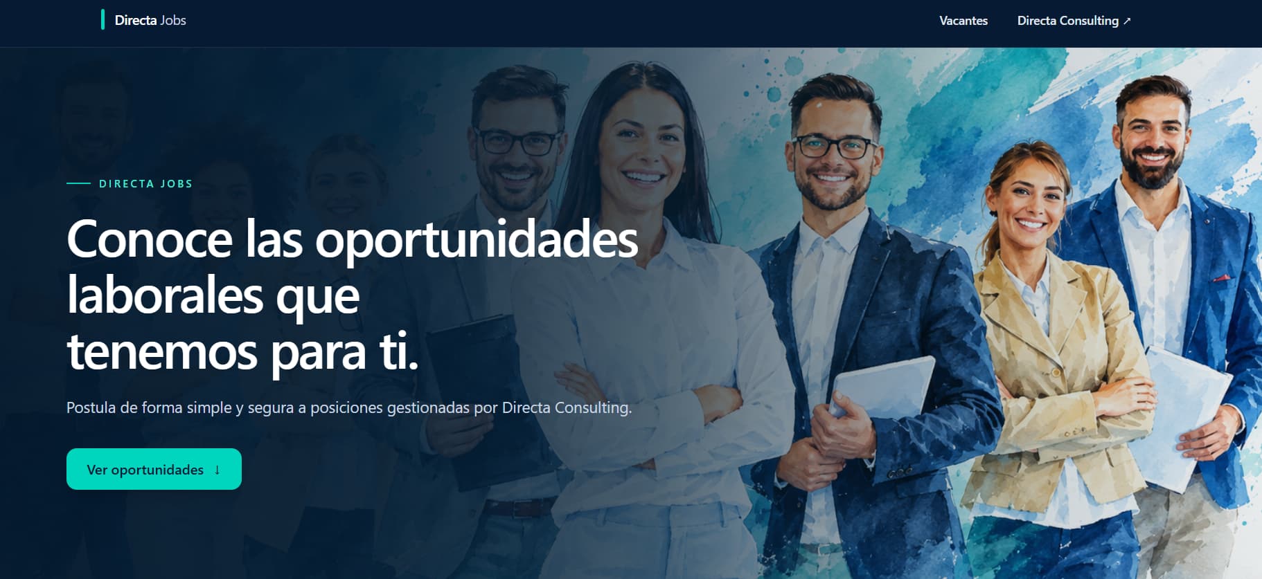 Overview of the DirectaJobs job portal